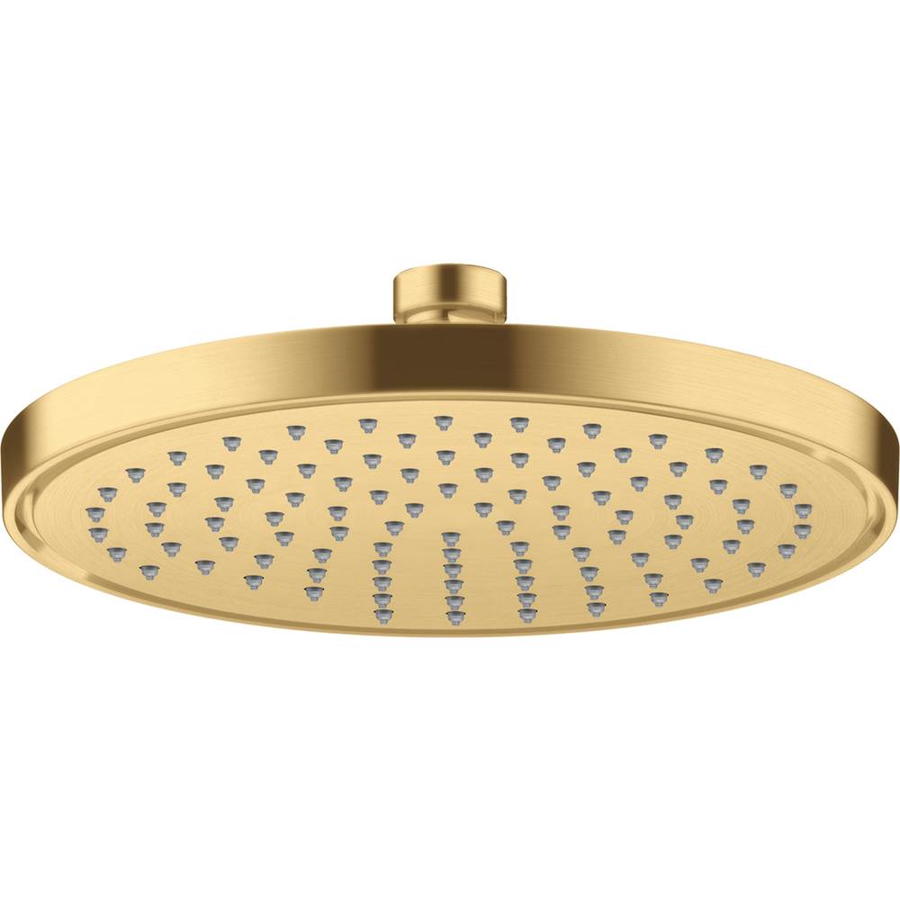 Axor ShowerSolutions Showerhead 220 1-Jet, 1.5 GPM in Brushed Gold Optic