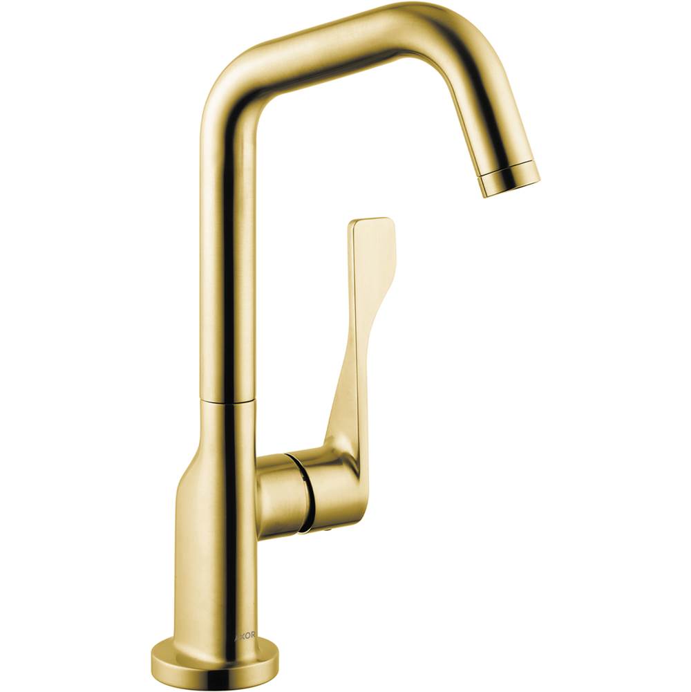 Axor Citterio  Bar Faucet, 1.5 GPM in Brushed Gold Optic