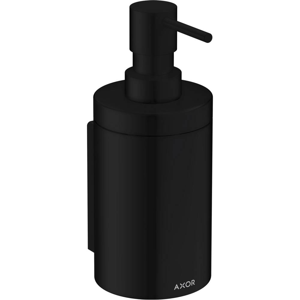 Axor Universal Circular Soap dispenser  in Matte Black
