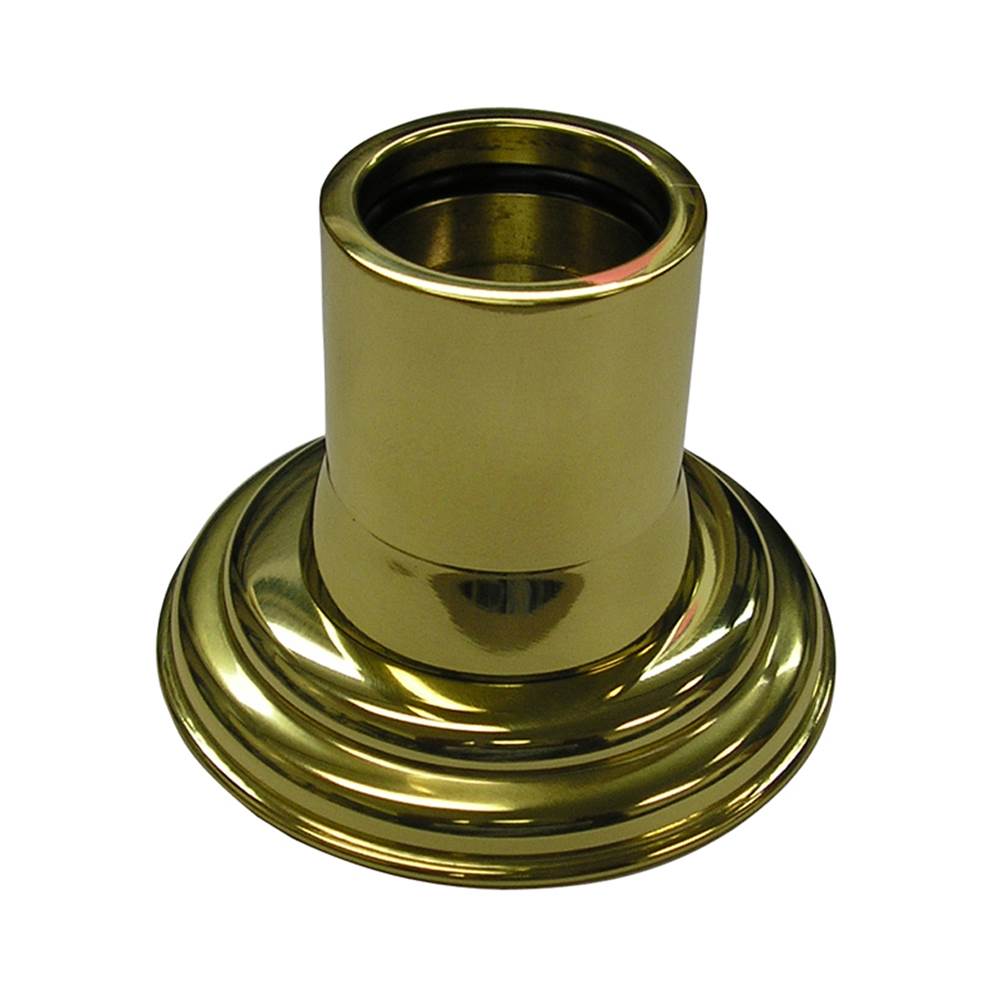 Barclay Decorative Flange, 1'', Pair, Polished Brass
