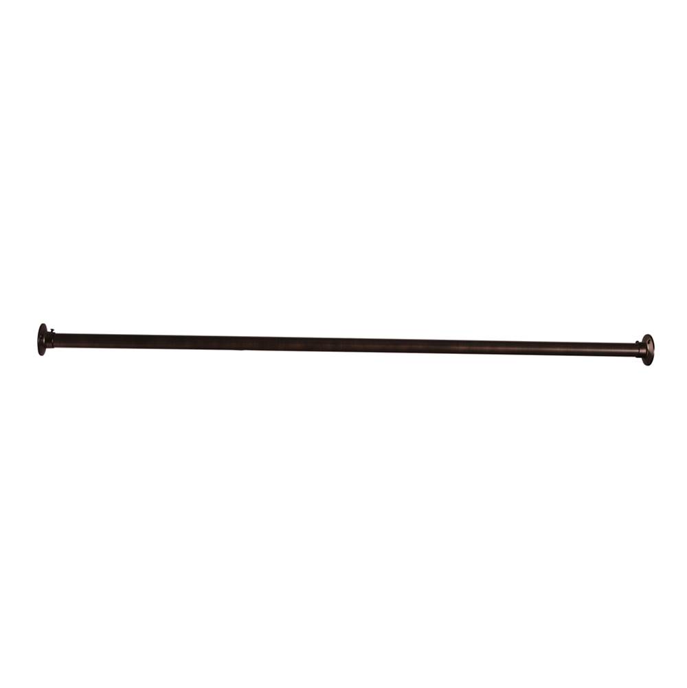 Barclay 4100 Straight Rod, 84'', w/310 Flanges, Oil Rubbed Bronze