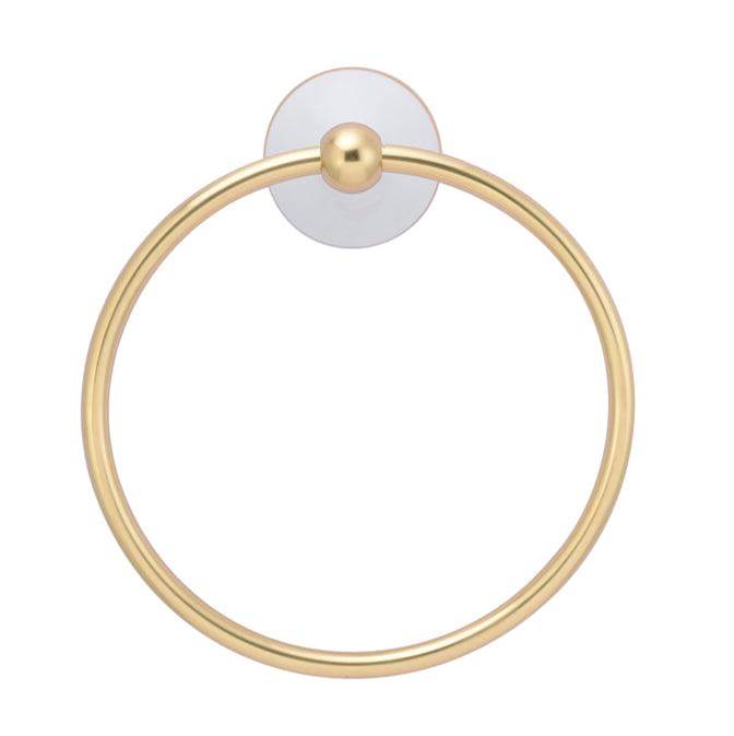 Barclay Anja Towel Ring,Antique Brass