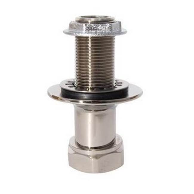 Barclay Straight Couplers for CI Tubs,Polished Nickel