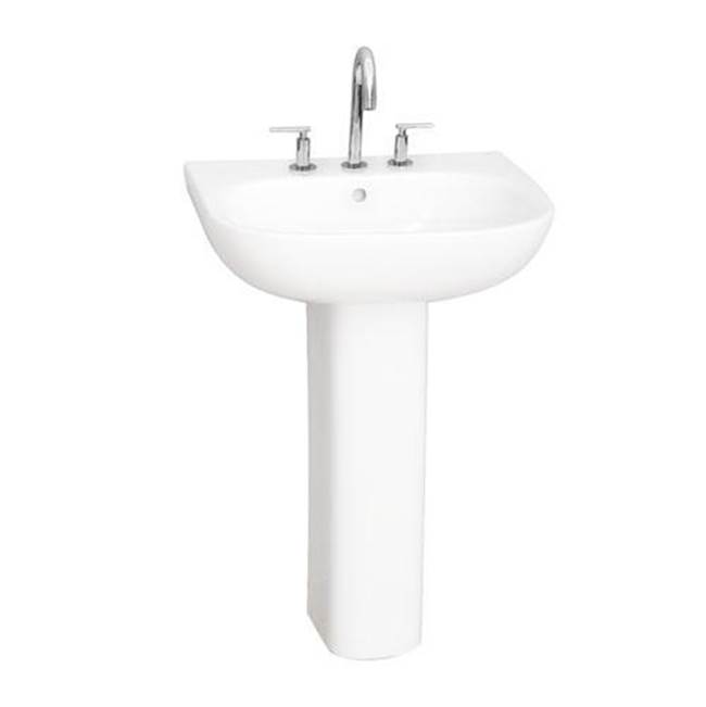 Barclay Tonique 550 Basin only,White-4'' Centerset
