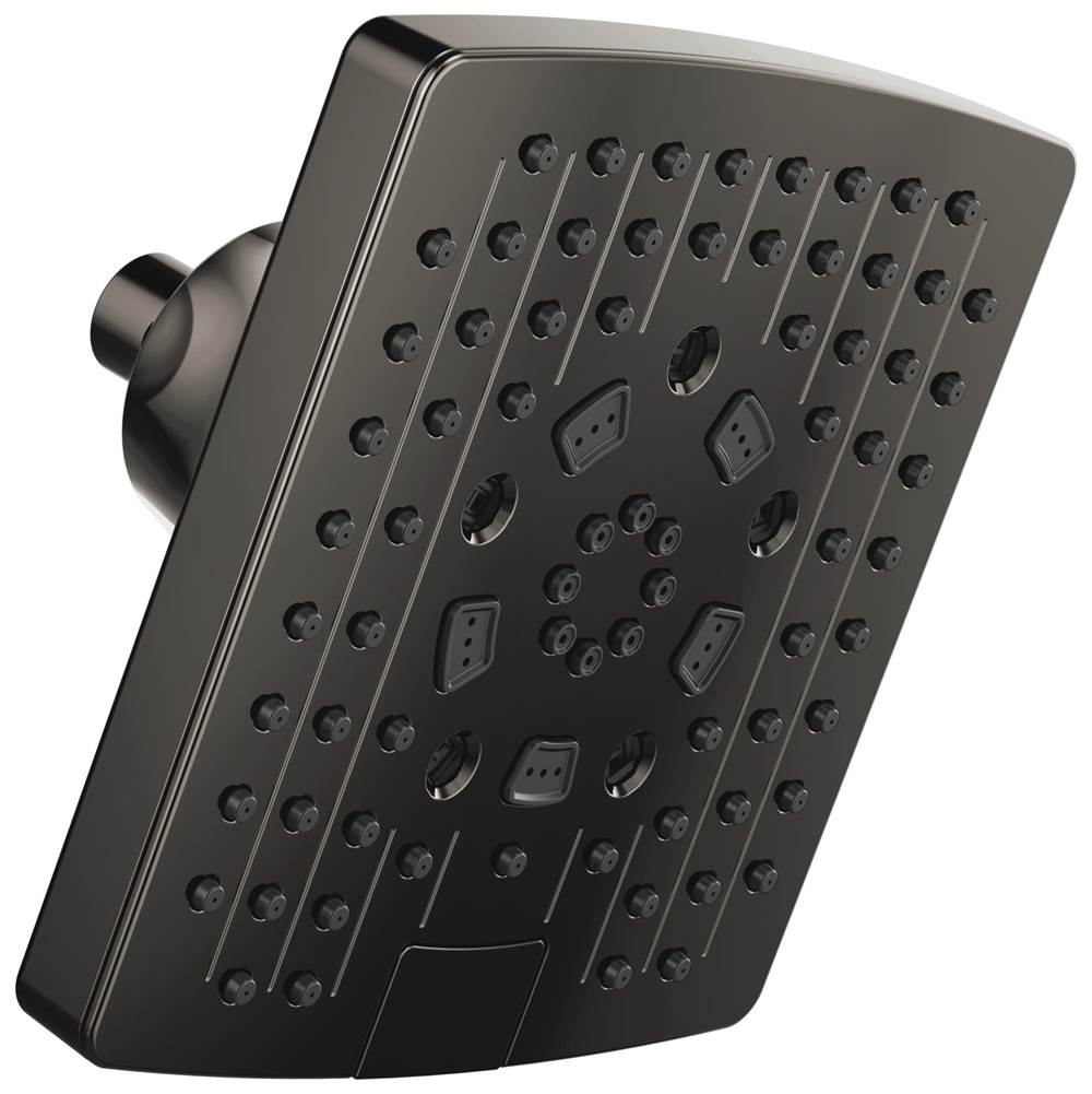 Brizo Universal Showering 7” Linear Square H2Okinetic<sup>®</sup> Multi-Function Wall Mount Showerhead