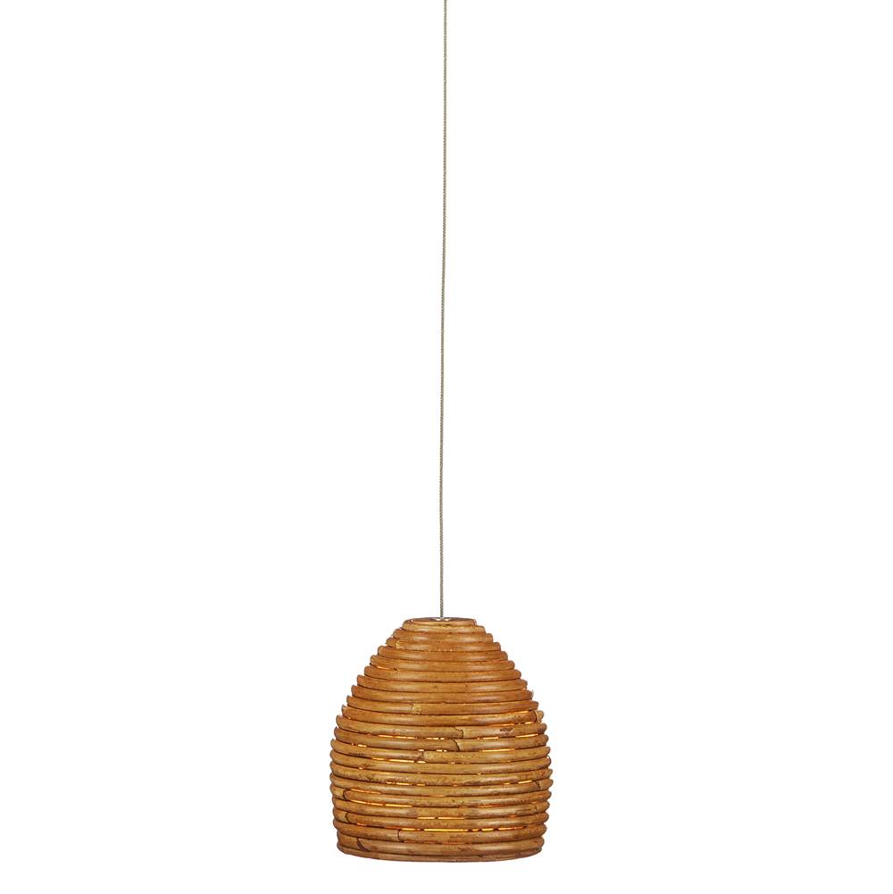 Currey And Company Beehive 1-Light Multi-Drop Pendant