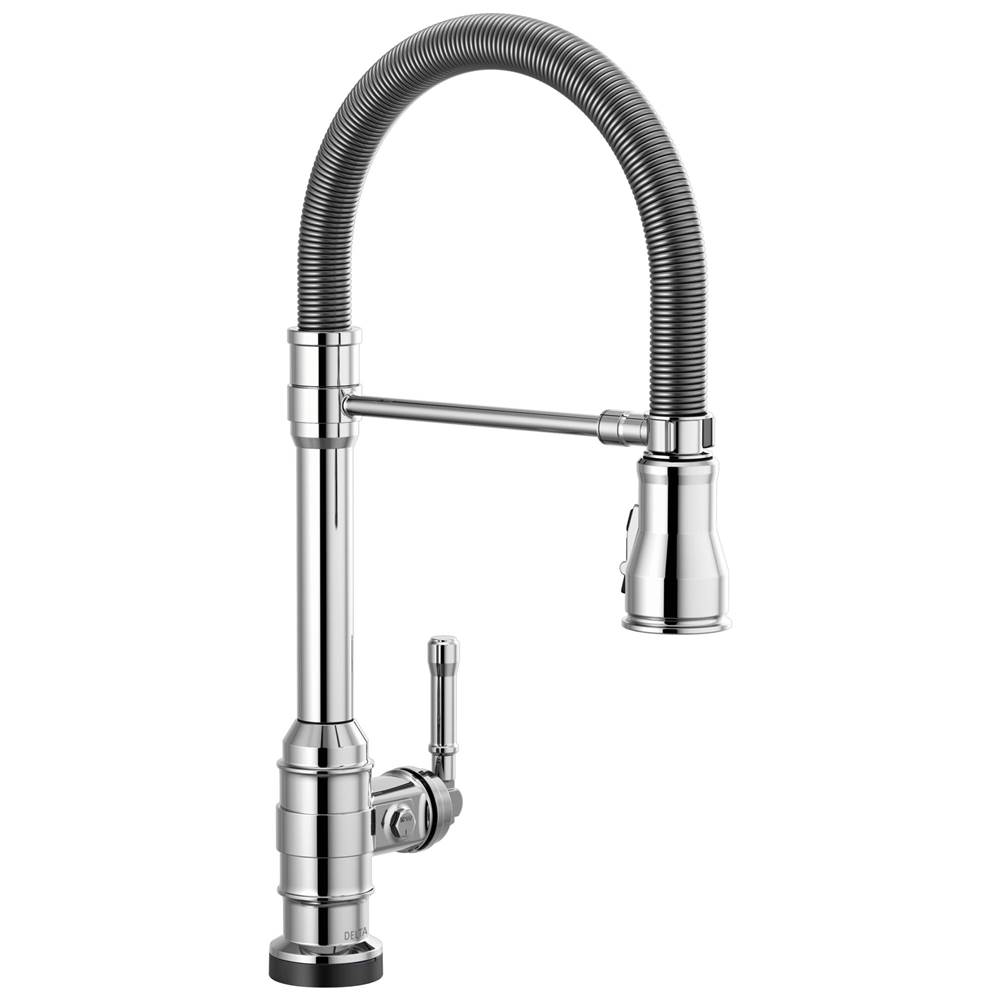 Delta Faucet Broderick™ Single-Handle Pull-Down Spring Kitchen Faucet with Touch<sub>2</sub>O® Technology