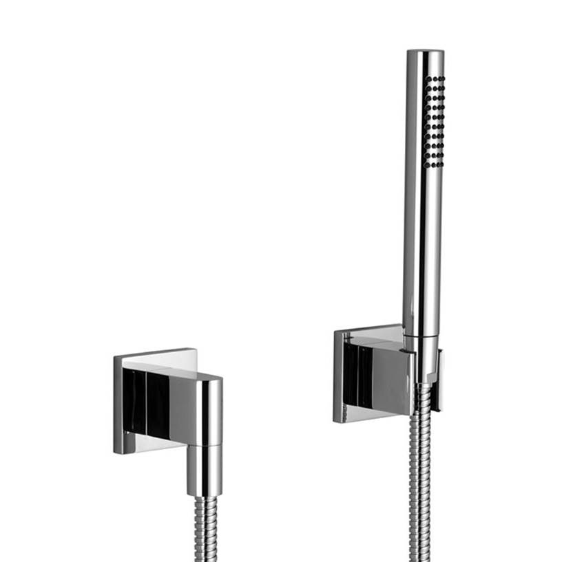 Dornbracht Hand Shower Set With Individual Flanges In Polished Chrome