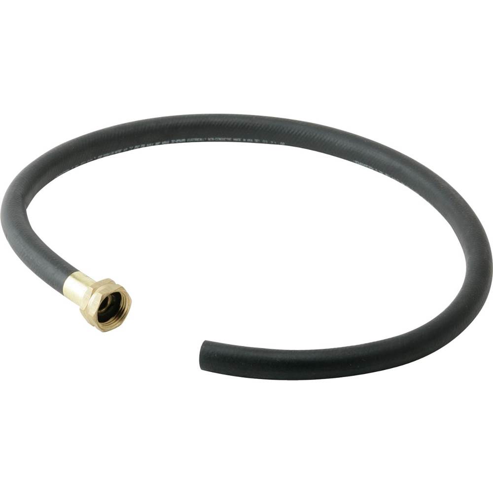 Elkay 36'' Black Heavy Duty Rubber Hose with Standard Female Faucet Hose Connection on One End
