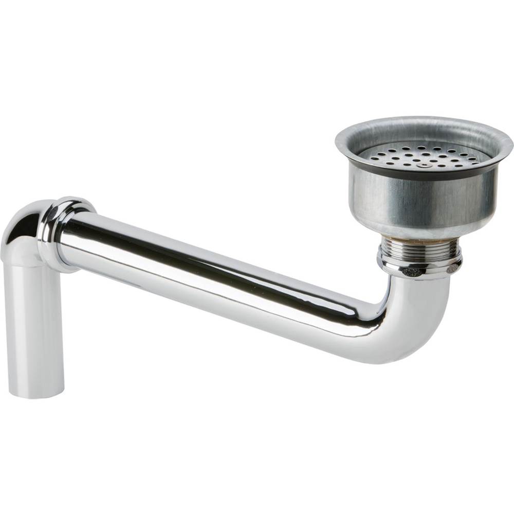 Elkay Perfect Drain Chrome Plated Brass Body, Strainer and LKADOS Tailpiece