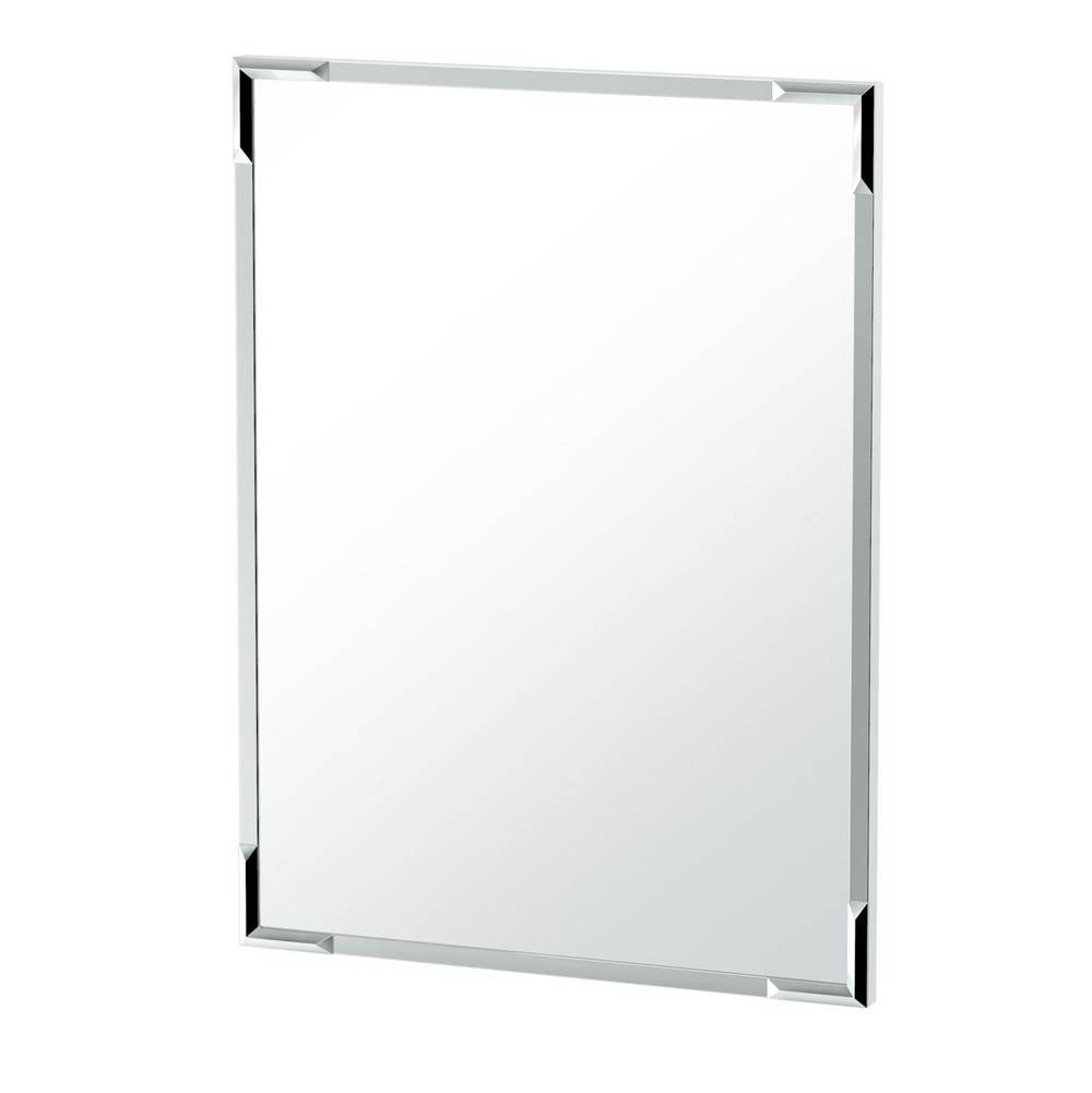 Gatco Faceted Flush Mount 32.5''H Rect Mirror