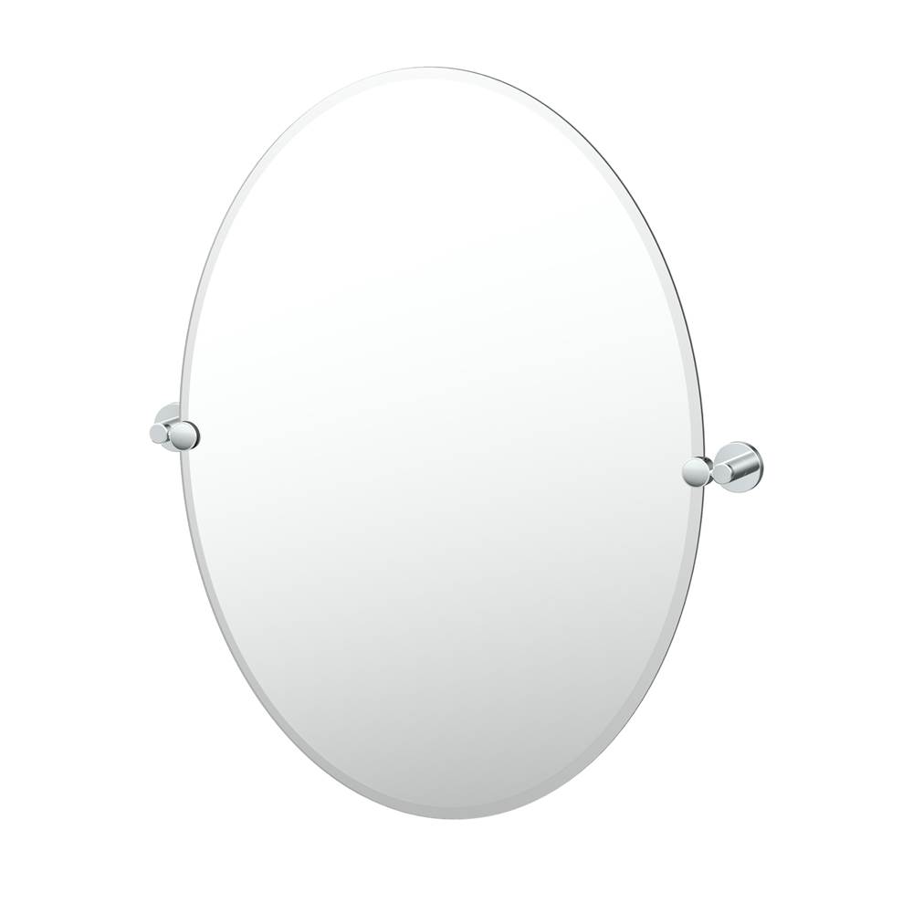 Gatco Reveal 32''H Oval Mirror Chrome