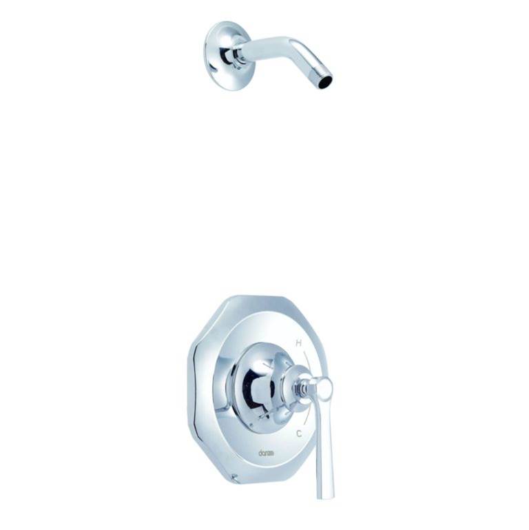 Gerber Plumbing Draper 1H Shower Only Trim Kit & Treysta Cartridge Less Showerhead Chrome