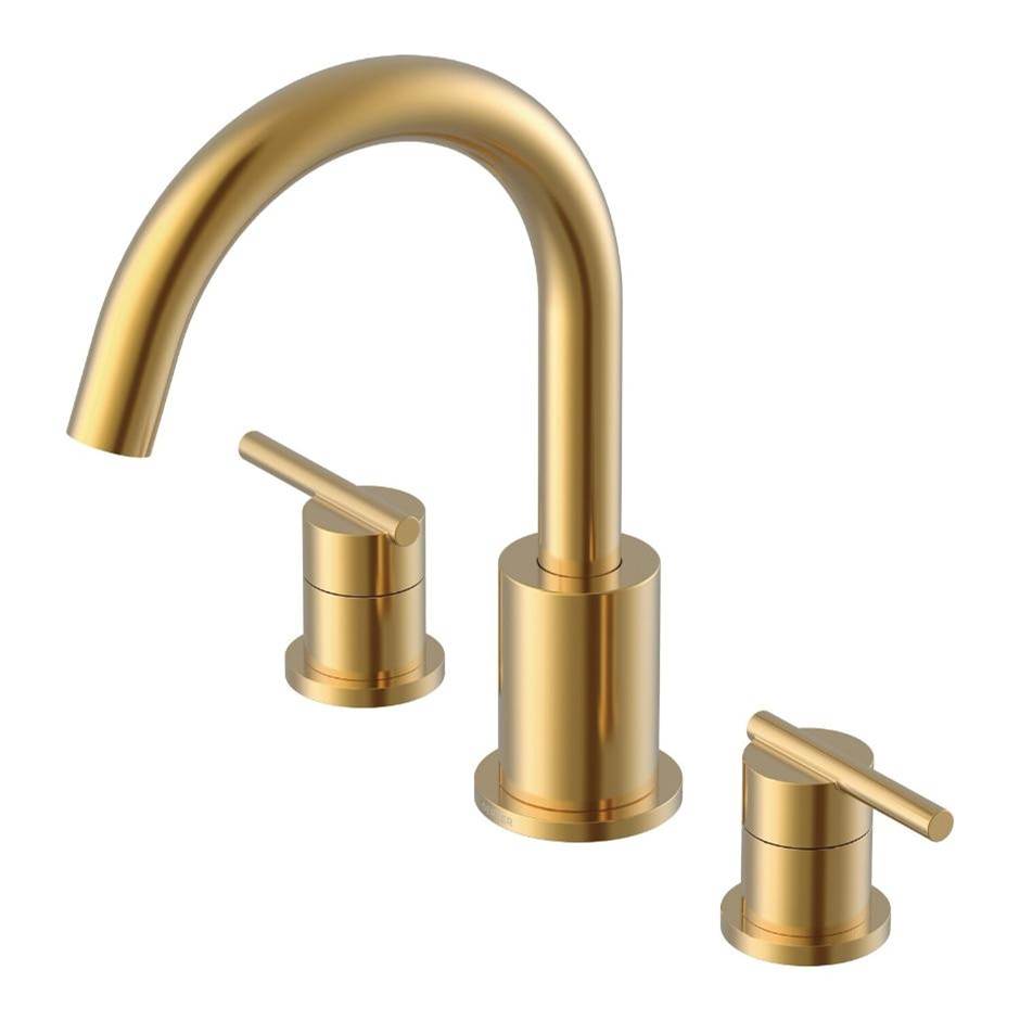 Gerber Plumbing Parma 2H Centerset Lavatory Faucet w/ Metal Touch Down Drain 1.2gpm Brushed Nickel