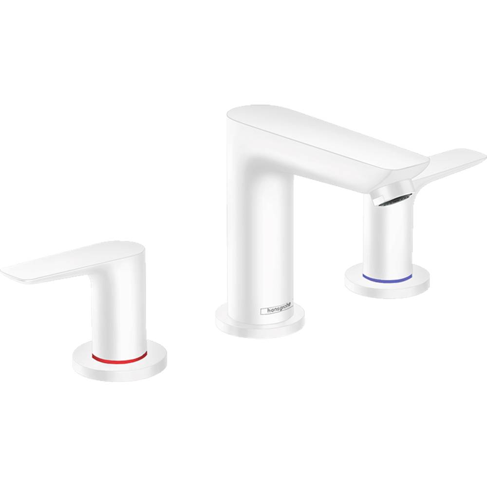 Hansgrohe Talis E Widespread Faucet 150 with Pop-Up Drain, 1.2 GPM in Matte White