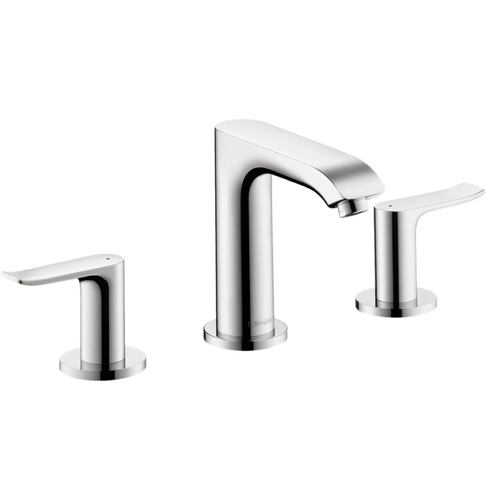 Hansgrohe Metris Widespread Faucet 100 with Pop-Up Drain, 0.5 GPM in Chrome