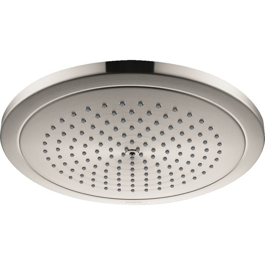 Hansgrohe Croma Showerhead 280 1-Jet, 2.5 GPM in Brushed Nickel