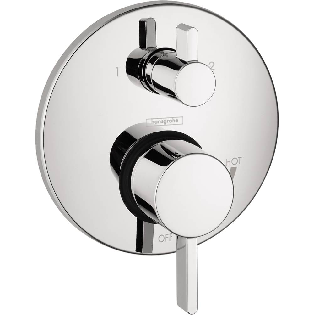 Hansgrohe EcoStat Pressure Balance Trim S with Diverter in Matte White