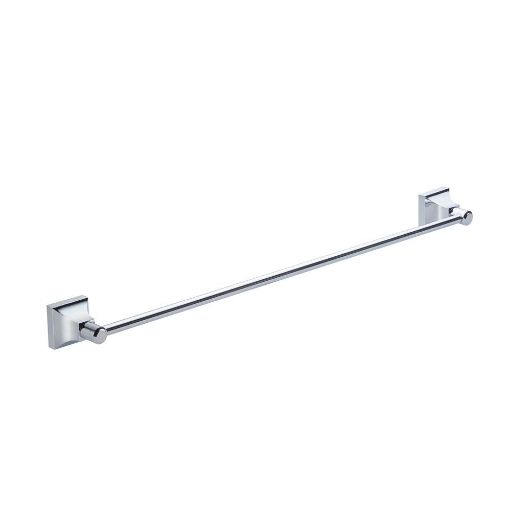 Kartners GLASGOW - 18-inch Bathroom Towel Bar-Brushed Nickel
