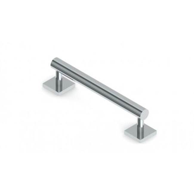Kartners 9400 Series 42-inch Round Grab Bar with Square Rosettes 35mm-Polished Chrome