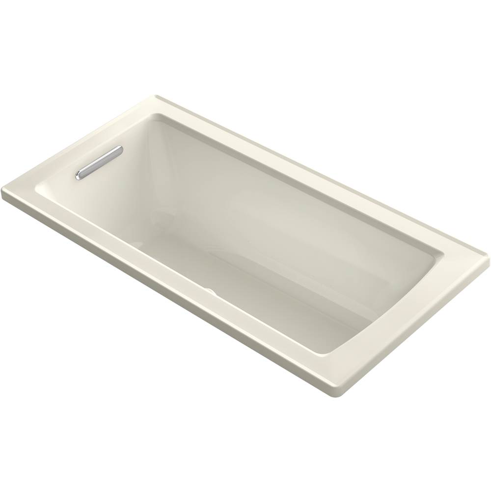 Kohler Archer® 60'' x 30'' drop-in Heated BubbleMassage™ air bath with Bask® heated surface