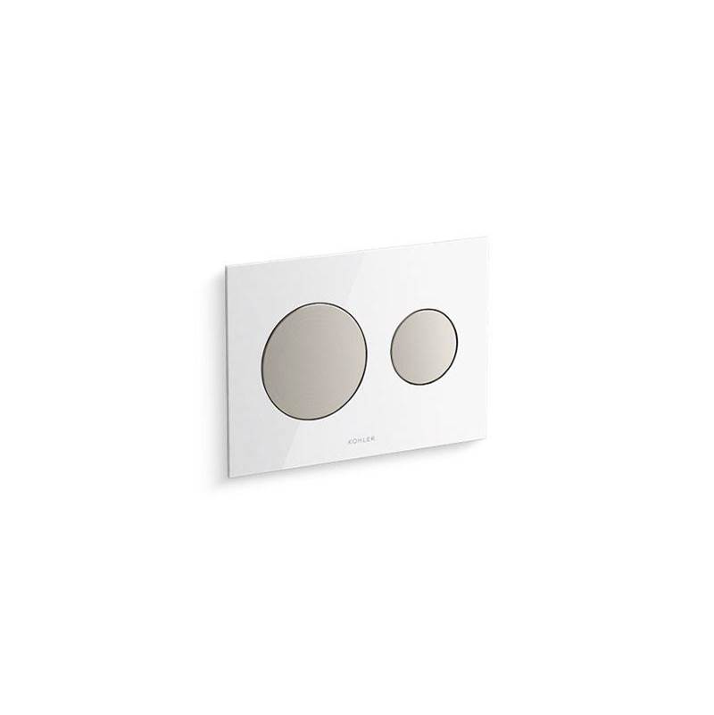 Kohler Skim® Dual-flush actuator plate for 2'' x 4'' in-wall tank and carrier system