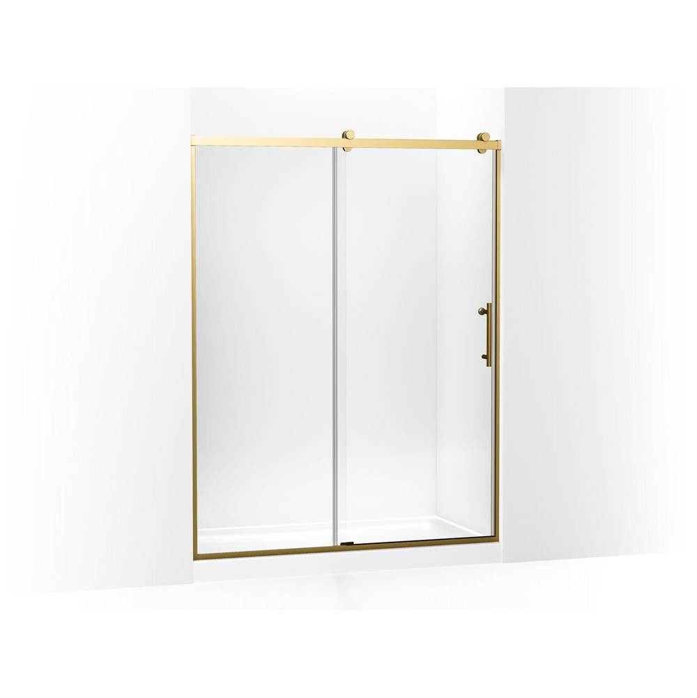 Kohler Rely® 77'' H sliding shower door with 3/8''-thick glass