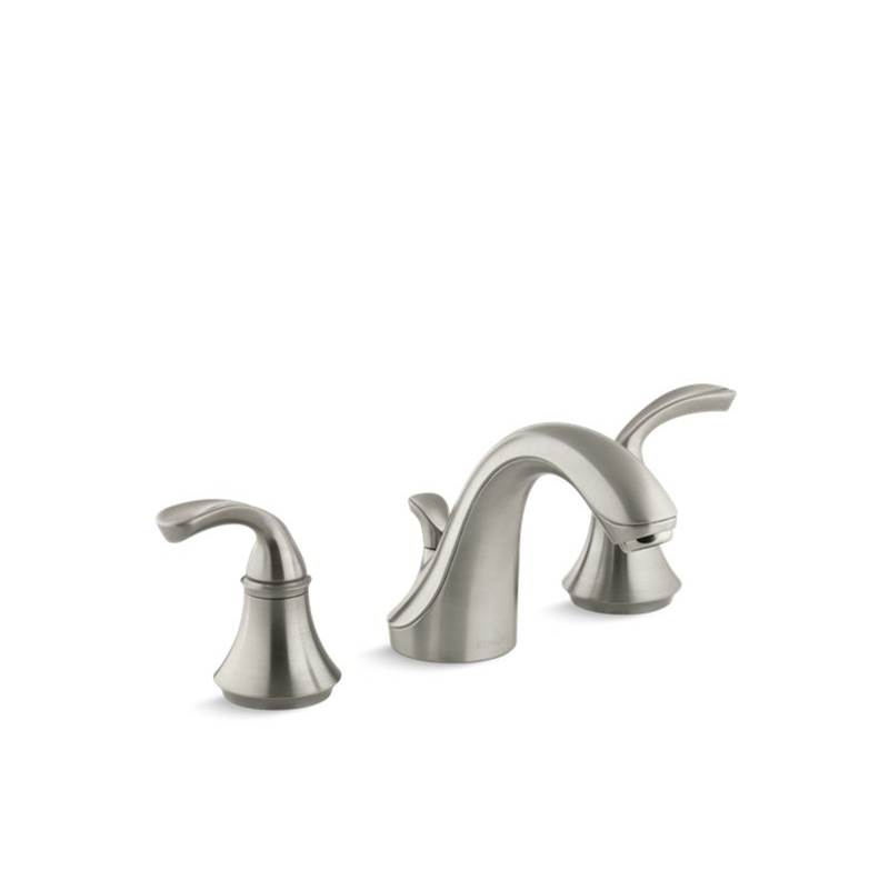 Kohler Forte® Widespread bathroom sink faucet with sculpted lever handles