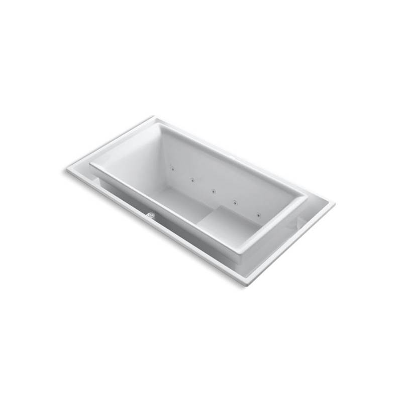 Kohler sok® 63'' x 31-1/2'' drop-in Effervescence bath with left-hand drain