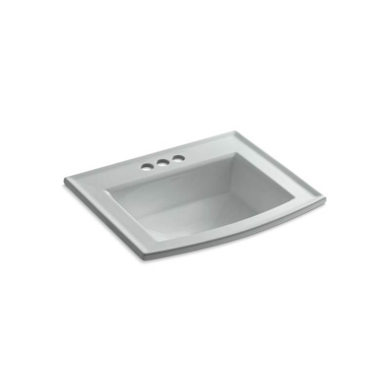 Kohler Archer® Drop-in bathroom sink with 4'' centerset faucet holes