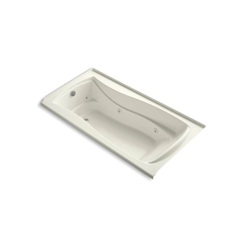 Kohler Mariposa® 72'' x 36'' alcove whirlpool bath with integral flange and left-hand drain