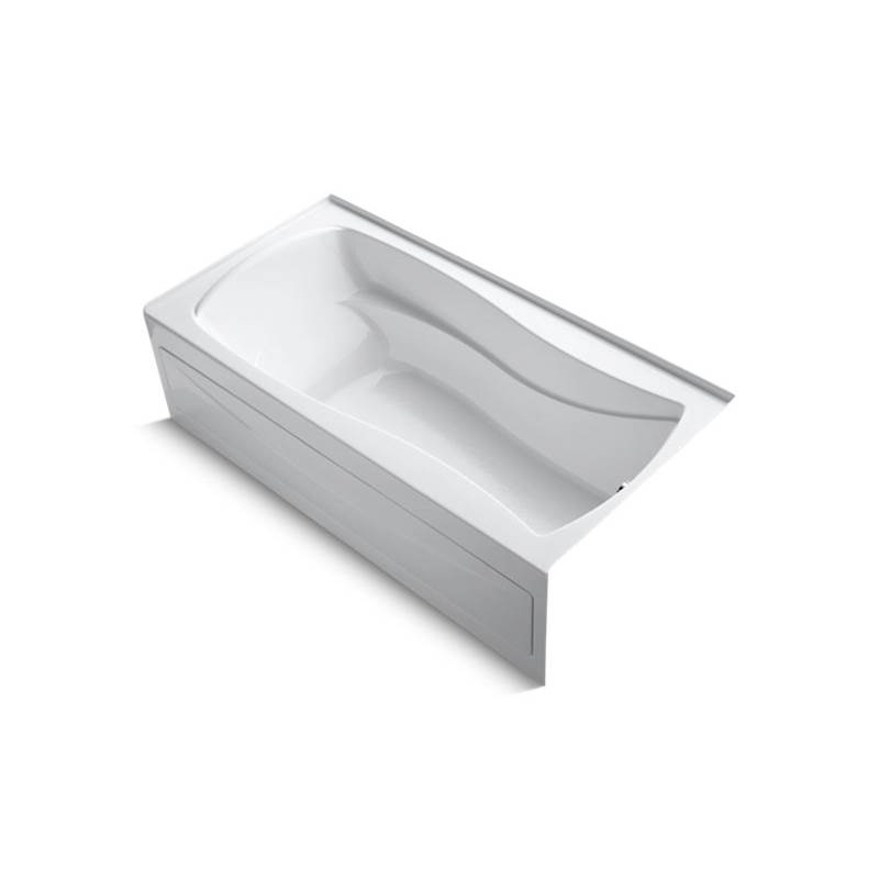Kohler Mariposa® 72'' x 36'' alcove bath with integral apron, integral flange and right-hand drain
