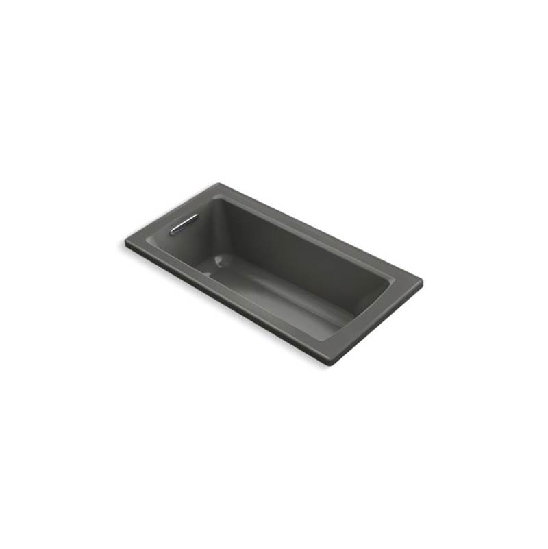 Kohler Archer® 60'' x 30'' drop-in bath with Bask® heated surface and end drain