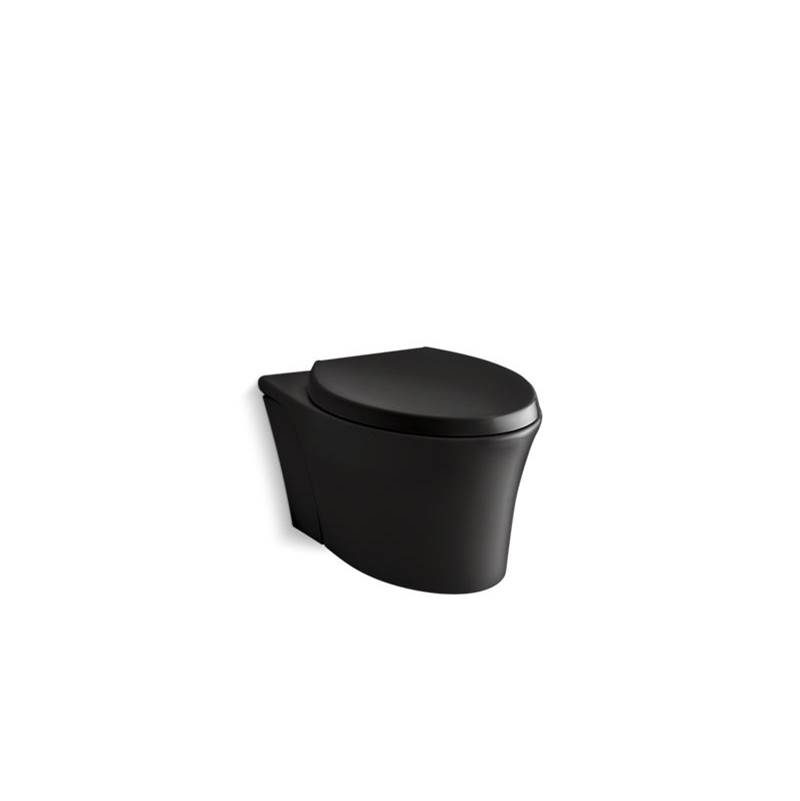 Kohler Veil® Wall-hung compact elongated dual-flush toilet with Quiet-Close™ seat
