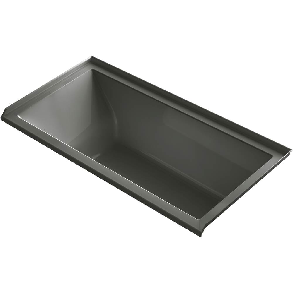 Kohler Underscore® Rectangle 60'' x 30'' heated whirlpool bath with right drain