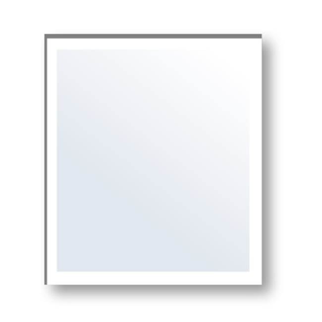 Madeli Edge Mirror 48'' X 36'', Frosted Edge. Dual Installation,