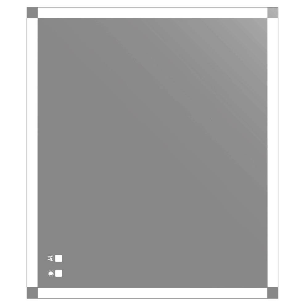 Madeli Tranquility Illuminated Slique Mirror, Mirror. 48''X42''. Lumentouch On/Off, Dimmer Switch.Defogger. Dual, Installation