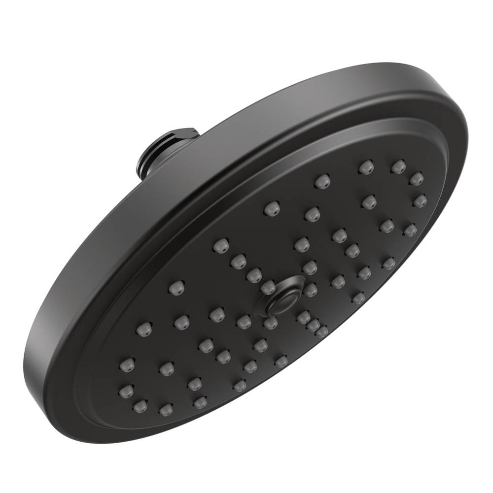 Moen 7-Inch Single Function Eco Performance Shower Head with Immersion Rainshower Technology, Matte Black