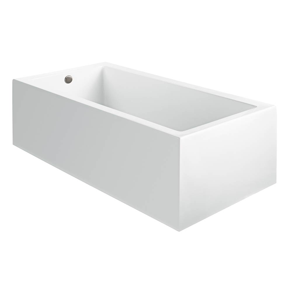 MTI Baths Andrea 15A Acrylic Cxl Sculpted 2 Side Air Bath Elite - White (60X30)