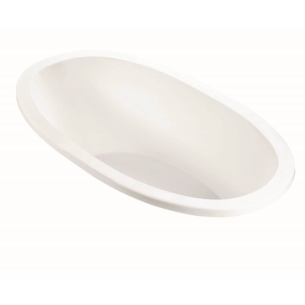 MTI Baths Adena 3 Dolomatte Drop In Air Bath - White (66X36)