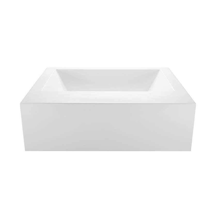 MTI Baths Metro 3 Acrylic Cxl Sculpted 3 Side Air Bath Elite - White (66X42)
