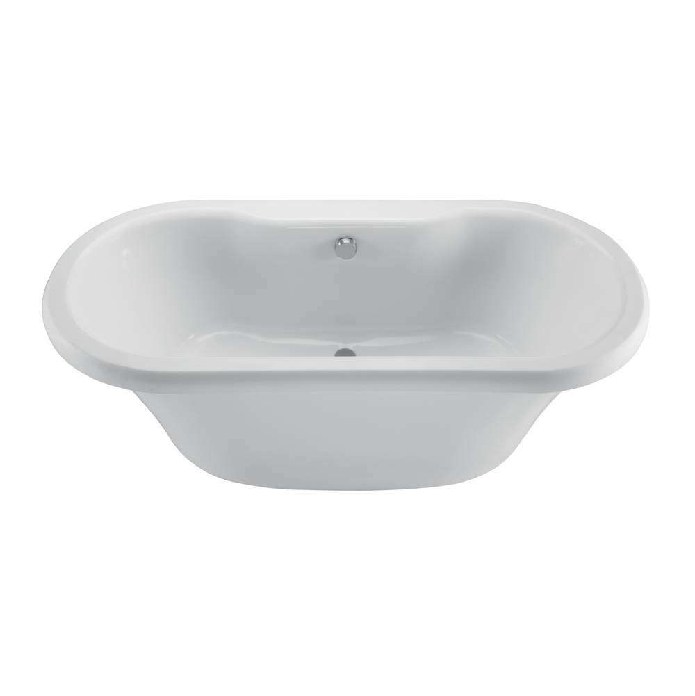 MTI Baths Melinda 8 Acrylic Cxl Freestanding Faucet Deck Air Bath Elite - White (66.5X35.5)