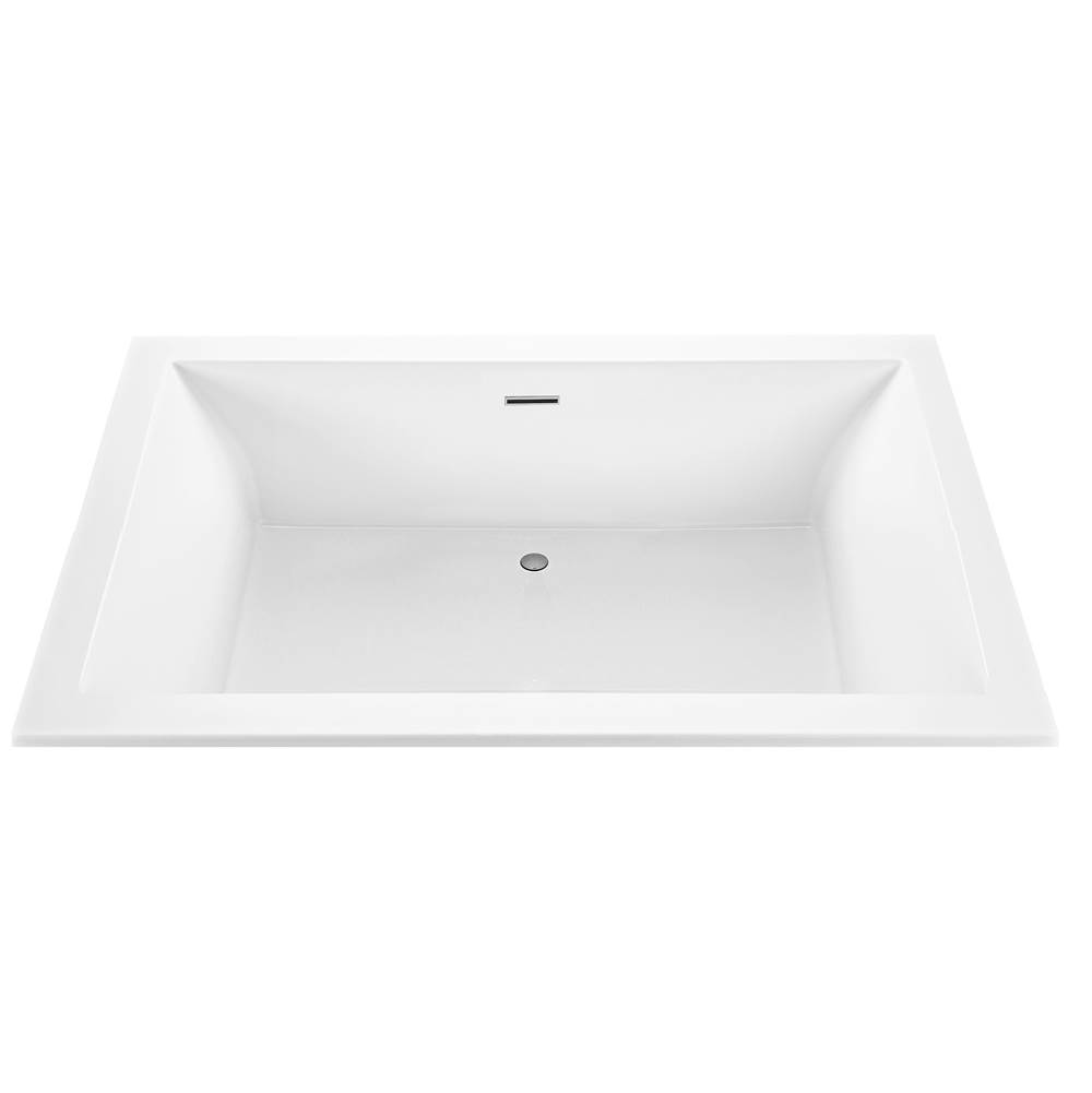 MTI Baths Andrea 28 Acrylic Cxl Drop In Air Bath Elite/Microbubbles - White (66X30)
