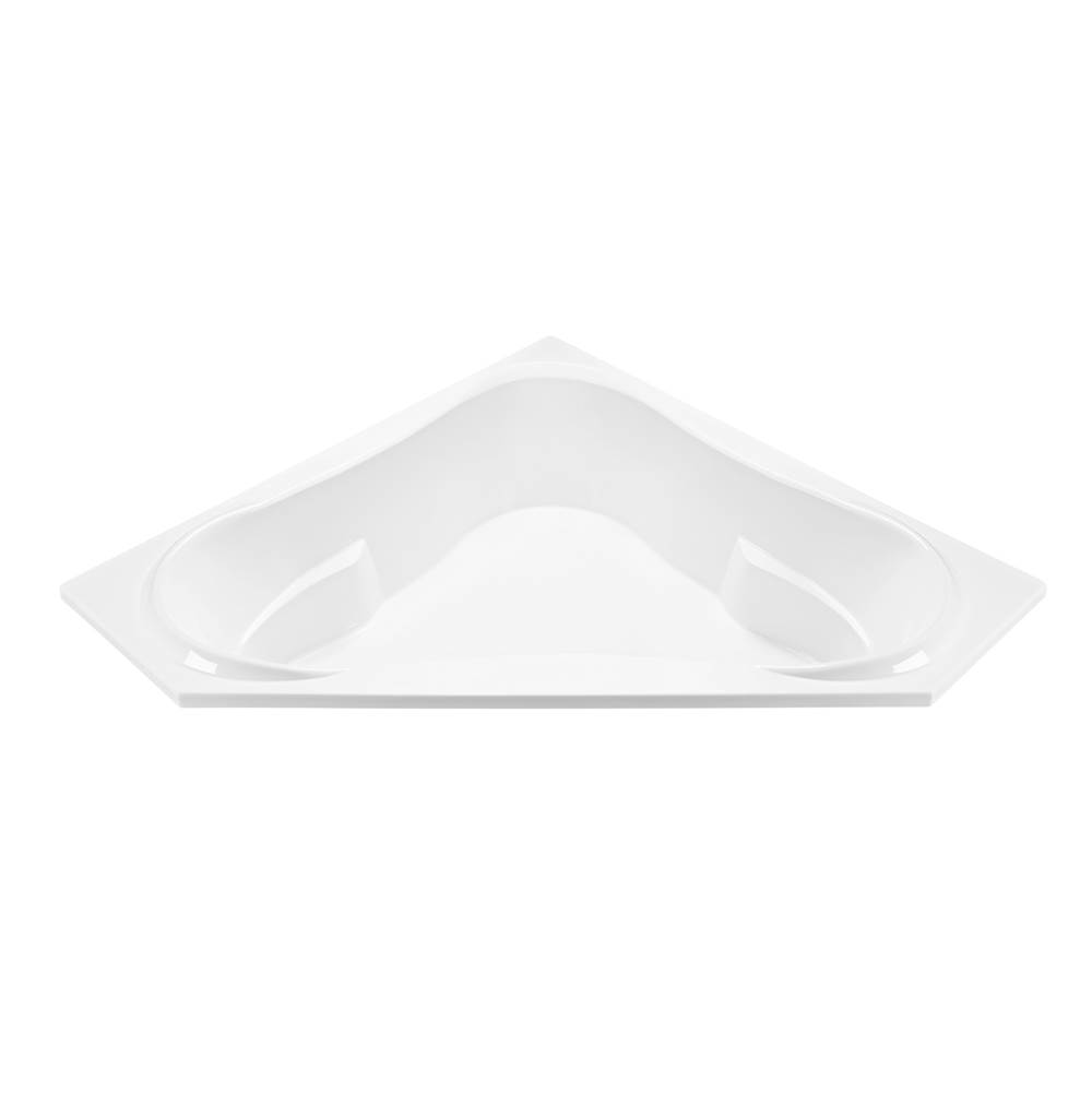 MTI Baths Cayman 5 Acrylic Cxl Drop In Corner Air Bath Elite/Microbubbles - White (71.125X71.125)