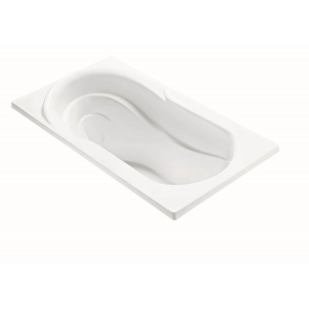 MTI Baths Reflection 4 Dolomatte Drop In Air Bath Elite/Microbubbles - White (60X32)