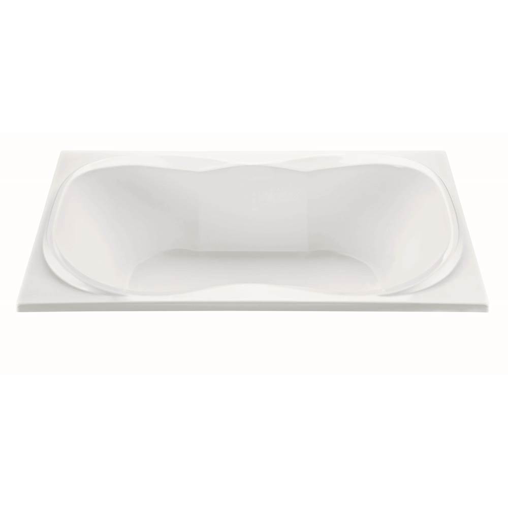MTI Baths Tranquility 2 Dolomatte Drop In Air Bath Elite/Microbubbles - White (72X42)