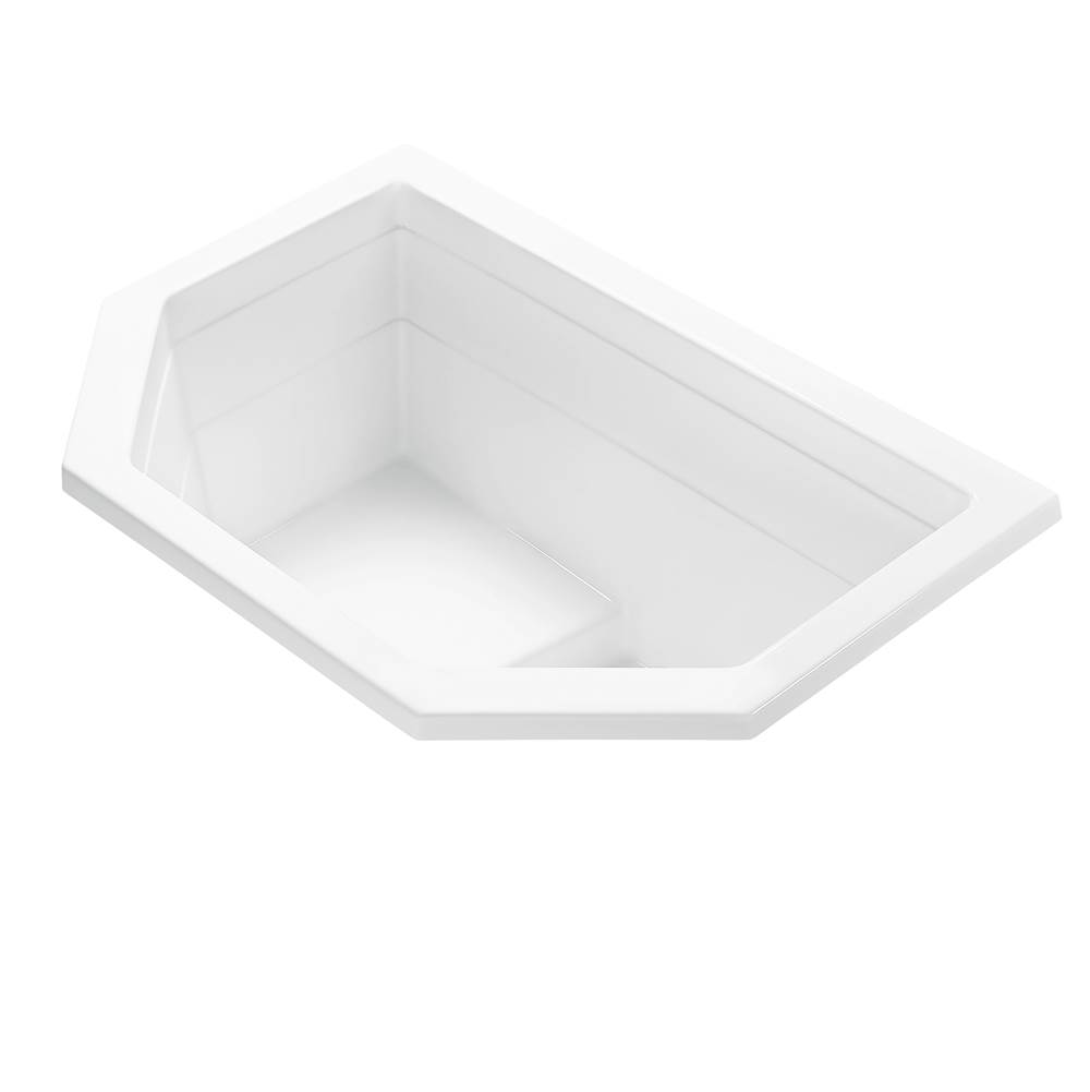 MTI Baths Atlantica Acrylic Cxl Drop In Air Bath Elite/Microbubbles - White (50X23.625/34.75)