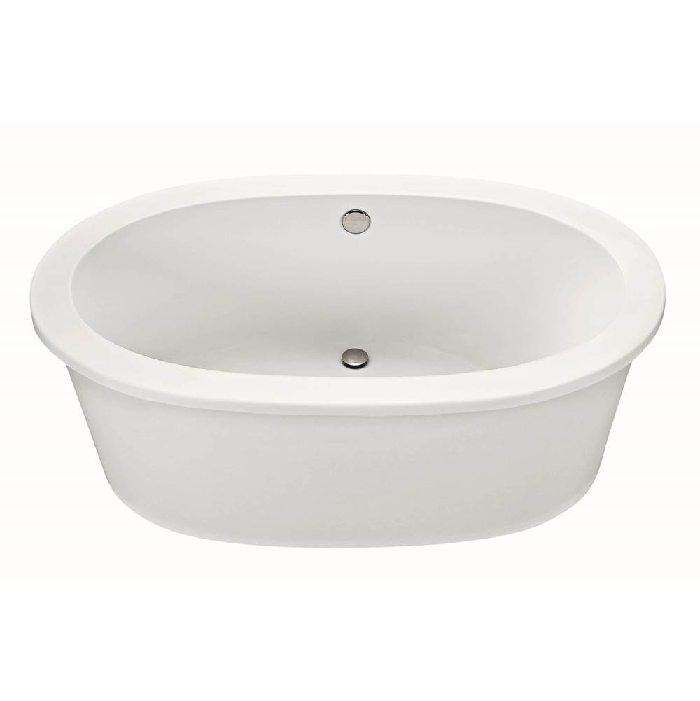 MTI Baths Adena 7 Dolomatte Freestanding Air Bath - White (59.5X35.25)