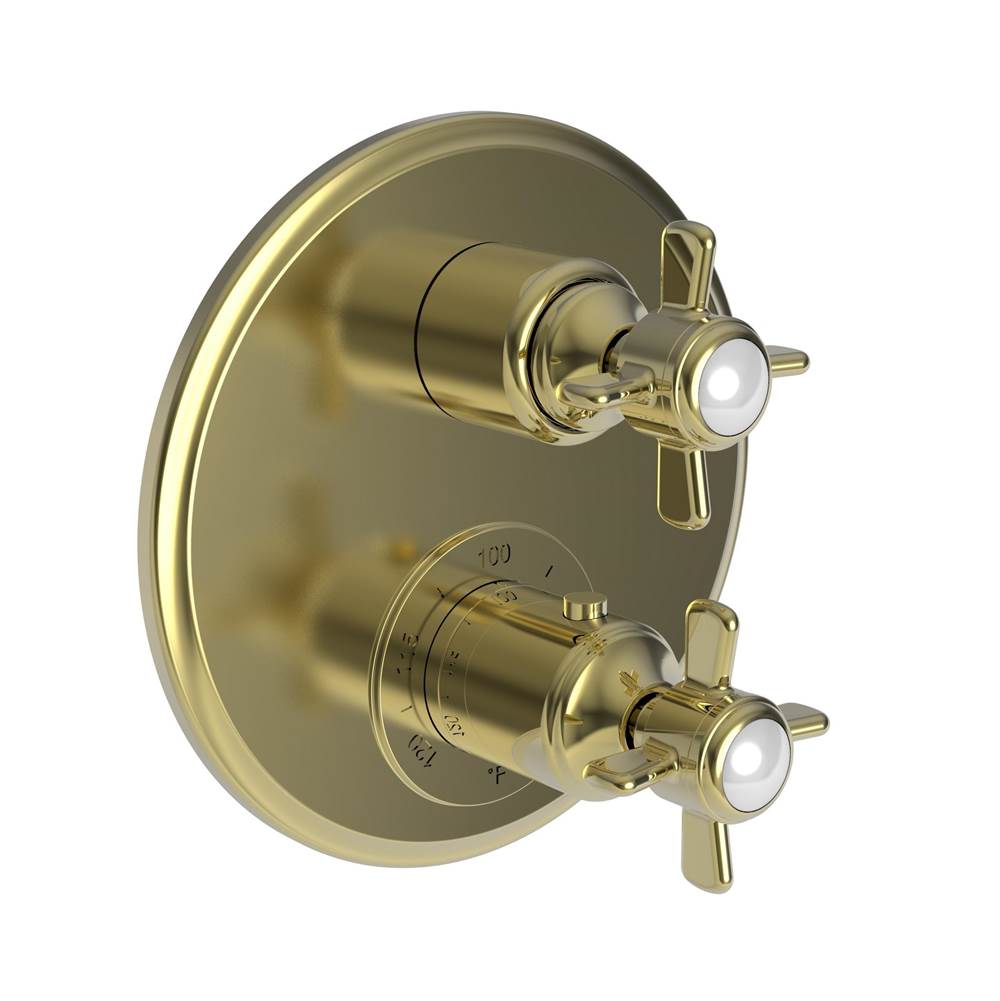 Newport Brass Fairfield 1/2'' Round Thermostatic Trim Plate with Handle