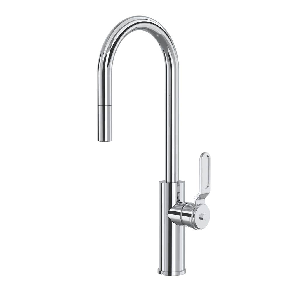 Rohl Myrina™ Pull-Down Bar/Food Prep Kitchen Faucet With C-Spout